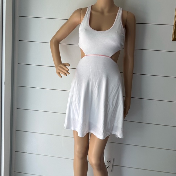 Victoria Secret Soft Jersey Padded Cut-Out Tennis Dress Sz S/P - Picture 1 of 6